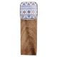 2 Pieces Blue Border Design Square Ceramic Wooden Door Stoper